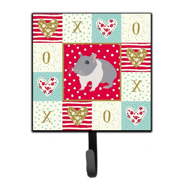 Carolines Treasures 4.25 x 1 x 7 in. South African Hamster Love Leash or Key Holder CK5442SH4 - main